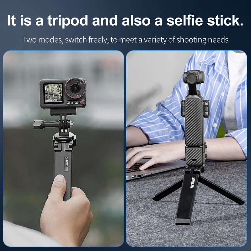 حامل ثلاثي مغناطيسي سريع الإصدار عصا سيلفي من سبائك الألومنيوم لـ DJI Pocket 3 Osmo 360 Action 5 Pro 4 Insta360 X5 ملحقات الكاميرا