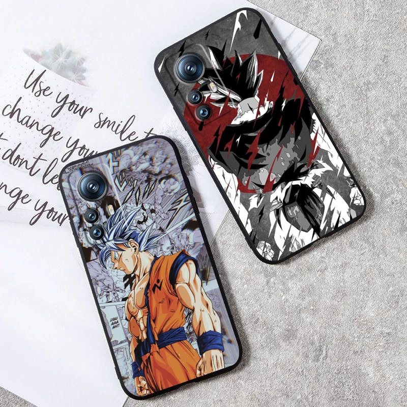 Anime D-Dragon Ball Z Goku Art For Xiaomi Mi 14 13T 13 12T 12 11T 11i 11 10T 10 Pro Lite Ultra 5G Black TPU Phone Case