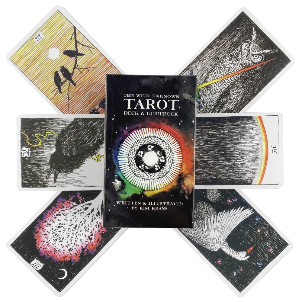

The Wild Unknown Tarot Deck 78 Full-Color Tarot Cards and Electronic Guidebook Card Game the New York Times Toy Set Divination