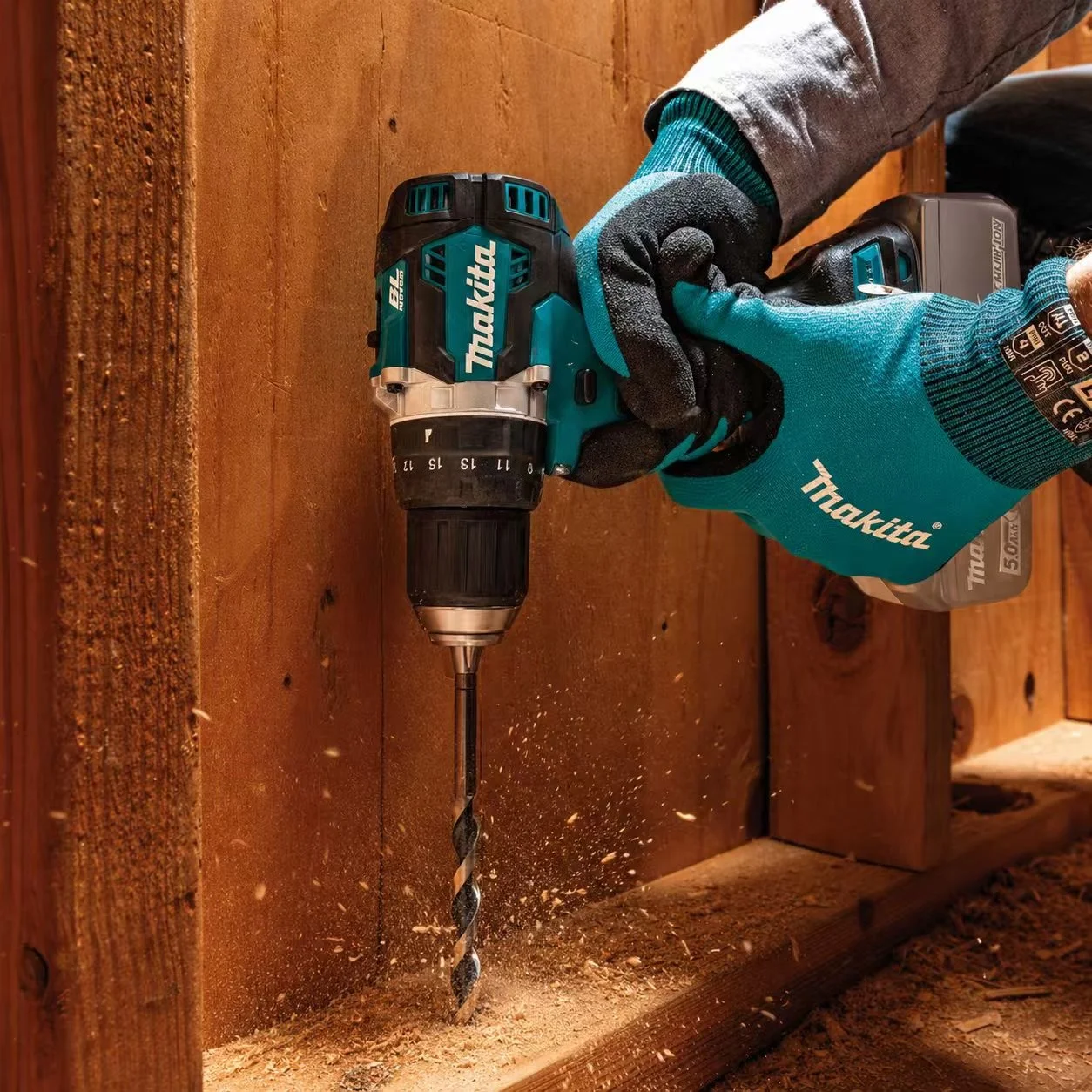 Makita DDF487 10mm Brushless Household 18V Lithium-ion Charging Impact Drill,high Torque Electric Screwdriver Makita 18V Battery