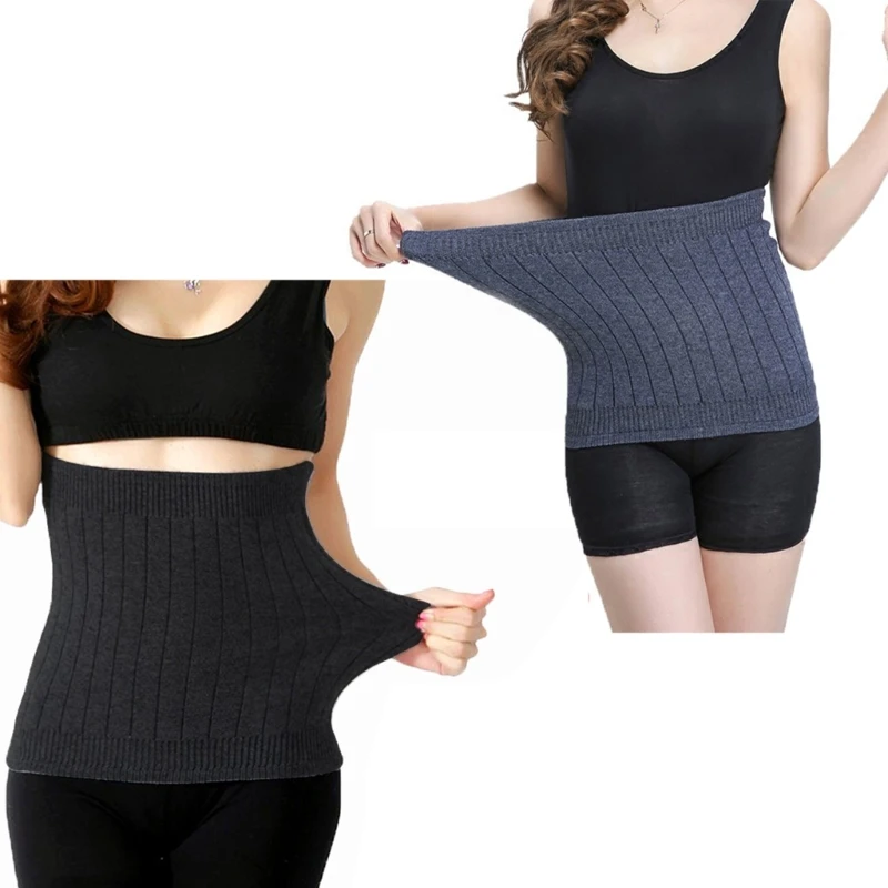 Elastic Waist Warmer Back Support for Cold Weather Comfortable Back Heat Protections Kidney Warmers for Women Girl M6CD