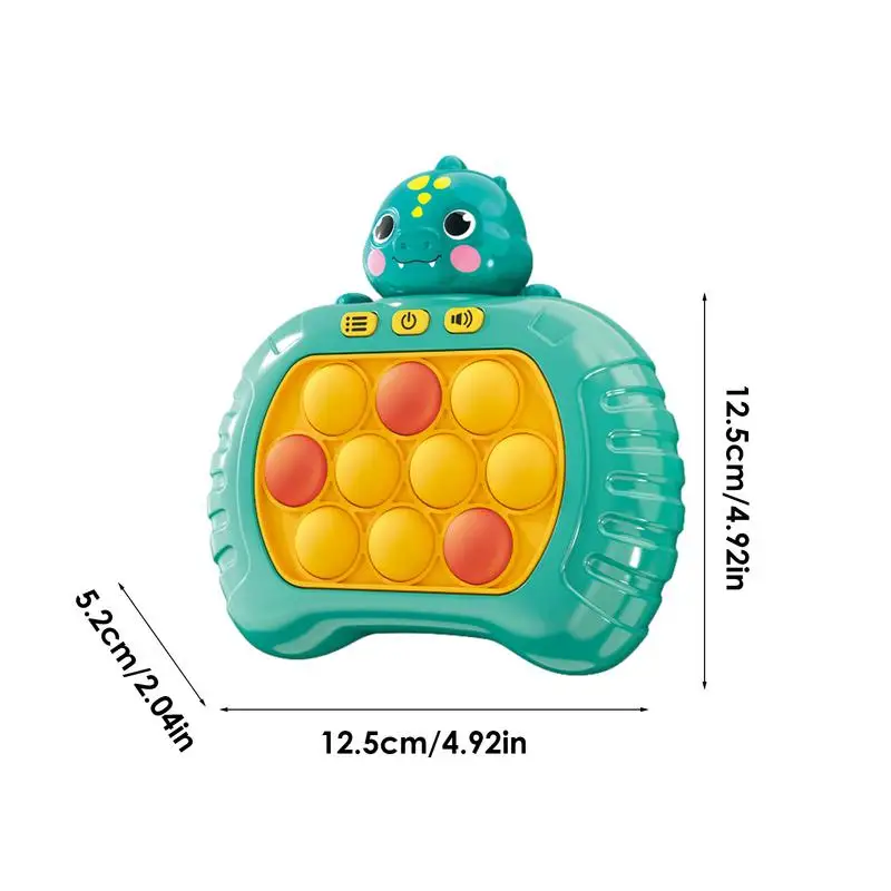 Gioco portatile a spinta rapida giocattolo antistress Push Bubble macchina da gioco portatile giocattoli sensoriali giochi di viaggio giocattolo Pop luminoso per bambini