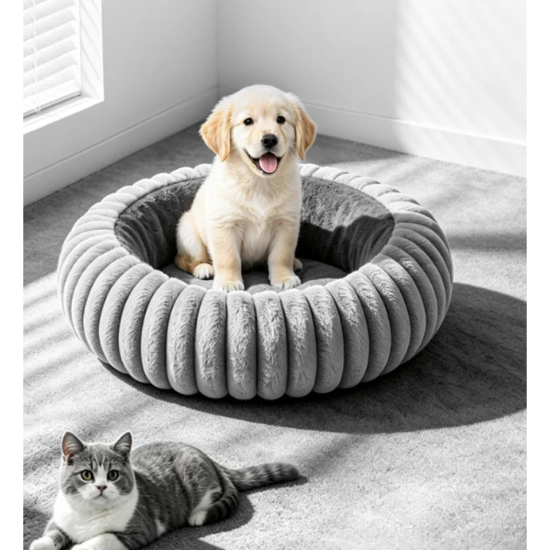 Heated Pet Bed Smart Temperature Control USB Electric Cat Dog Bed Warm Winter Heating Pad for Medium Large Pets