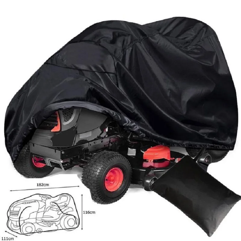 Cubierta para cortacésped, tela Oxford 210D, soplador de nieve, cubierta a prueba de polvo, cubierta protectora impermeable para muebles de exterior para jardín al aire libre