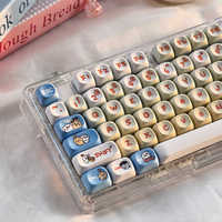 144 Keys/set Kohachi Keycaps MOA Profile GMK PBT Cute Anime Keycaps for Mechanical Keyboard Dye Sublimation Gaming Keycap
