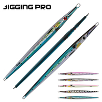 JIGGINGPRO Vertical Needle Metal Jigs Saltwater Shore Fast Sinking Jigging Lure 40g 60g 80g 100g 150g Fishing Lure