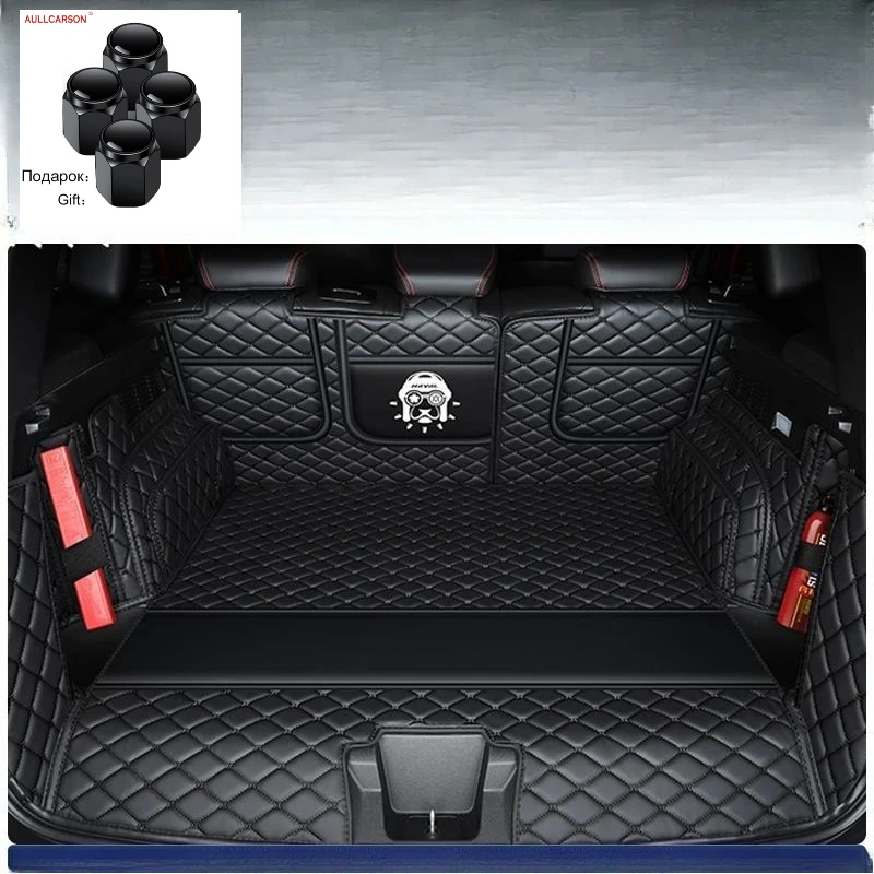For GWM Haval H3 2024 2025 Trunk Mats Single Fully Surrounded Leather Durable Cargo Liner Boot Coverage Car Accessories 6 Pieces