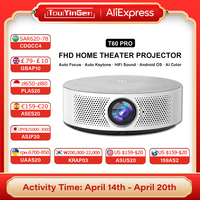 Touyinger T60 pro Auto Focus Full HD 30000Lumens 1080P Projector for 4K  5G WiFi  Home Theater Cinema Beamer