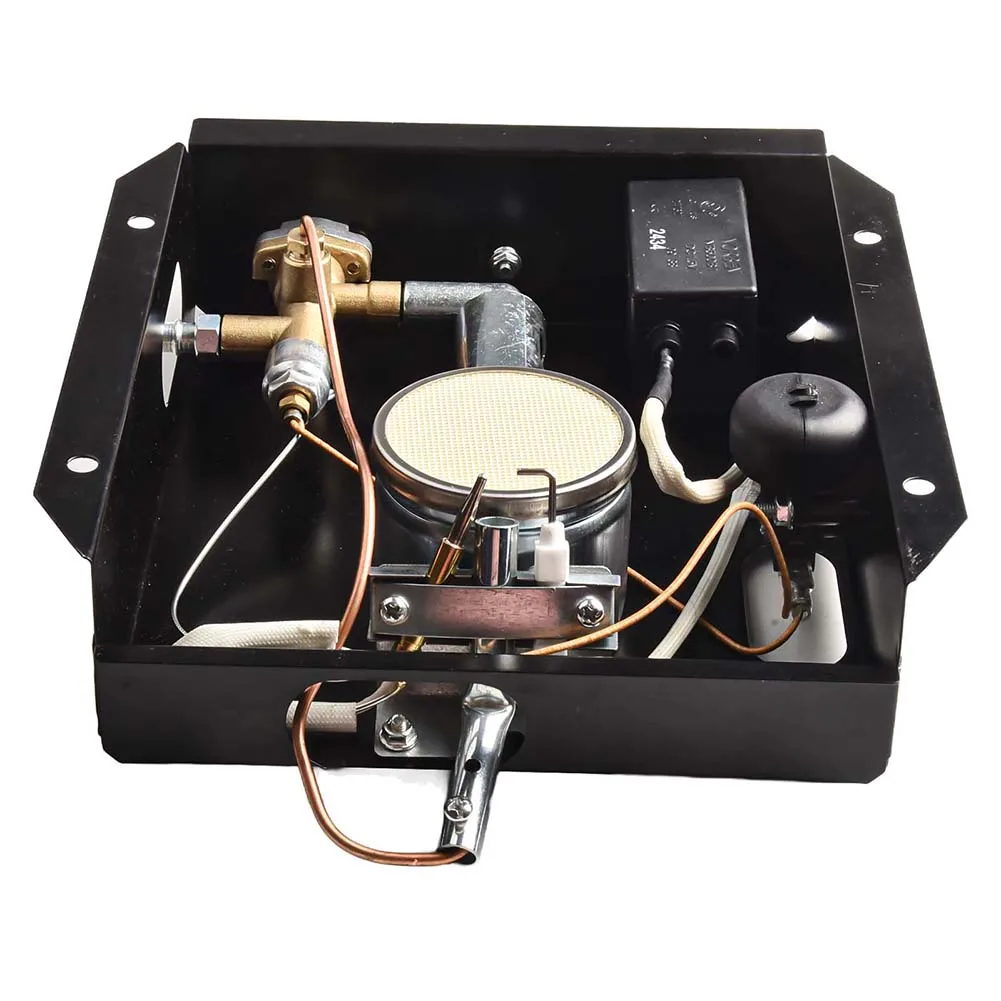 1set 47000 BTU Patio Heater Glass Tube Burner Module Replacement With Control Box For 4-sided Glass Tube Patio Heater