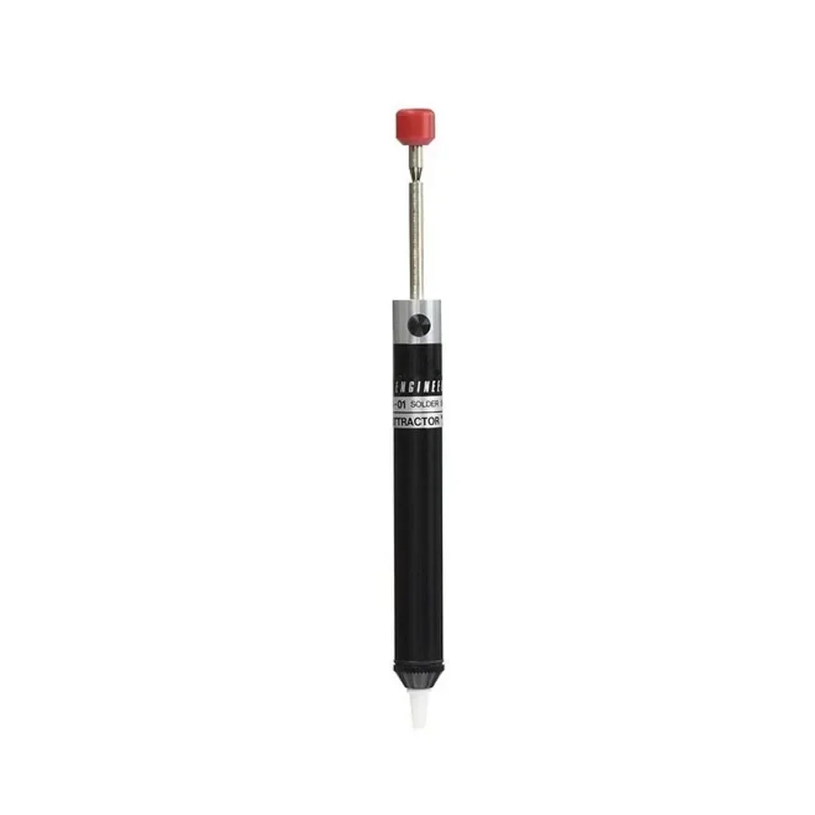 

Powerful Desoldering Pump Solder Sucker Removal Vacuum Solder Iron Welding Repair Tool ENGINEER SS-01/ 03 Solder Suction Device