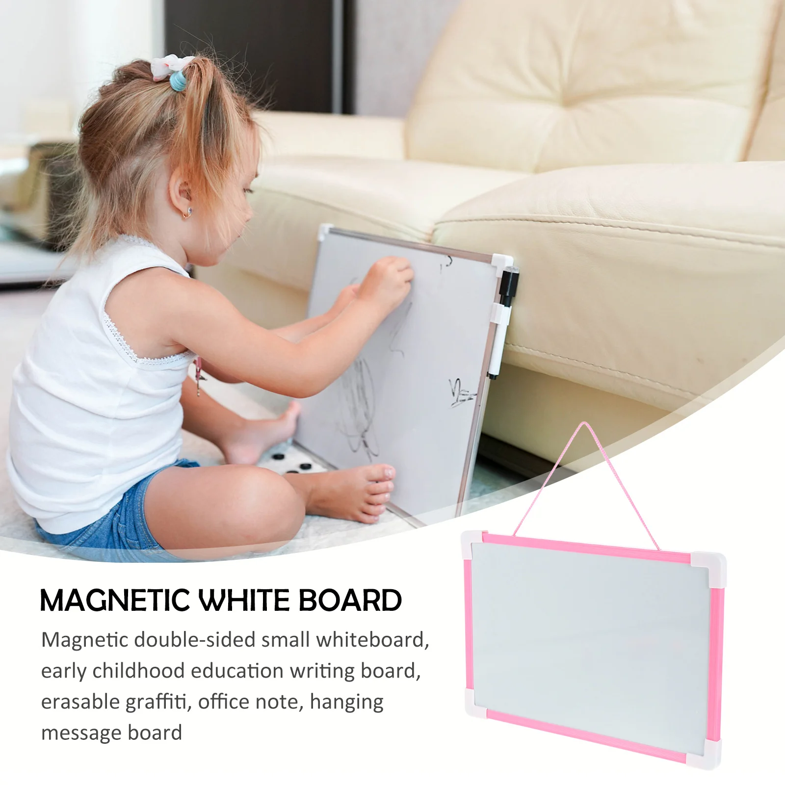 Small Dry Erase Whiteboard Small Magnetic Board With Marker Magnetic Hanging Whiteboard Portable Mini Double Sided White