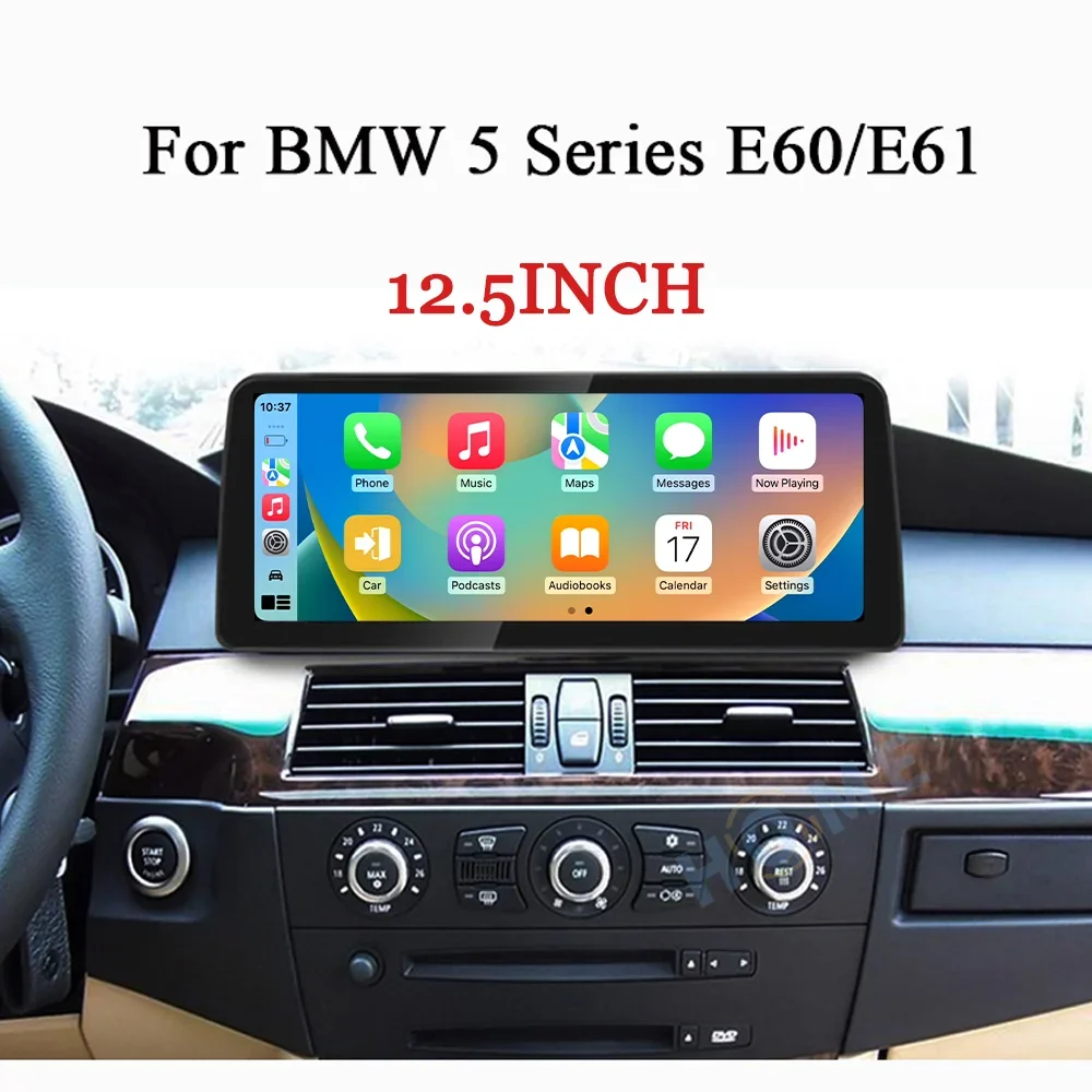 

Android 13 Carplay For BMW 3 Series E90 E91 5 Series E60 E61 Car Bluetooth Video Player Monitor Central Multimedia Factory Price