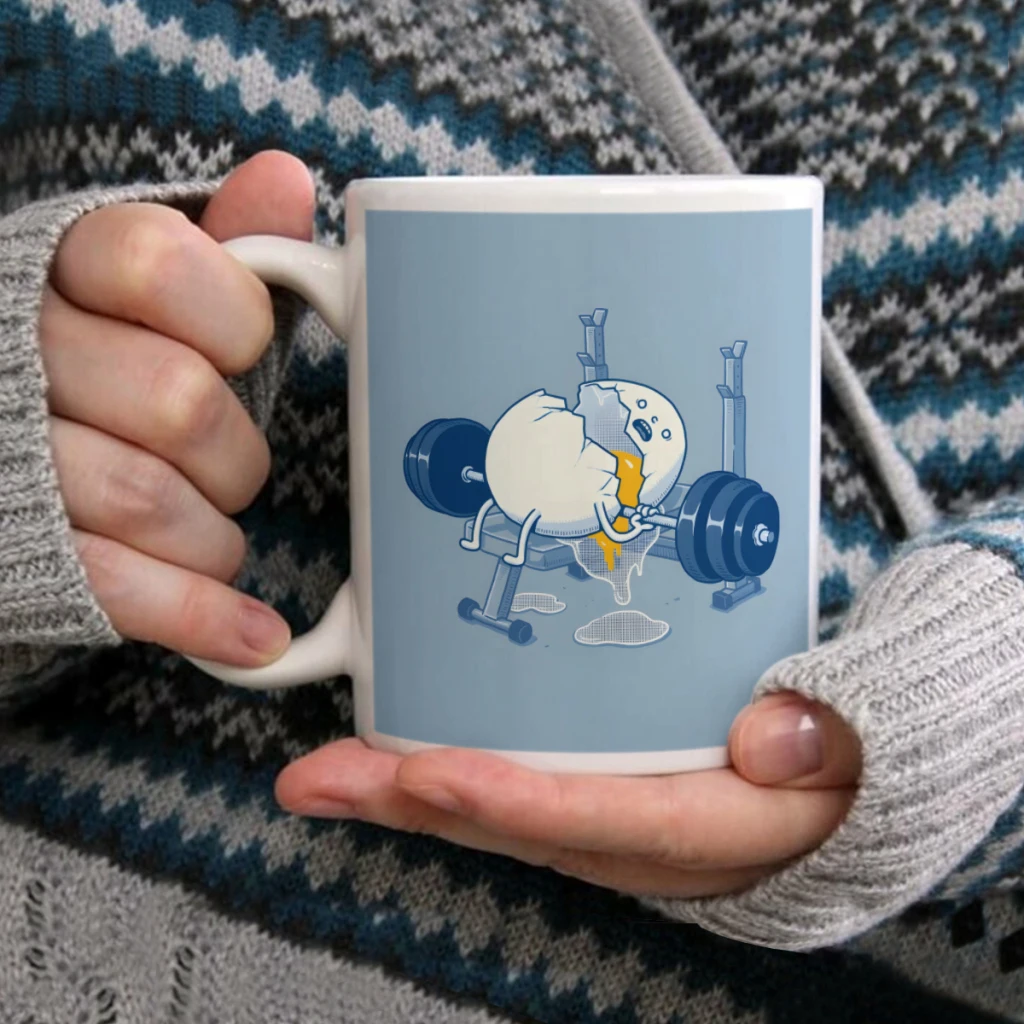

Weight Lifting AccidentCoffee Mug Tea Cup 11oz Coffee Cup Funny Birthday Ceramic Mug Personalized Cup