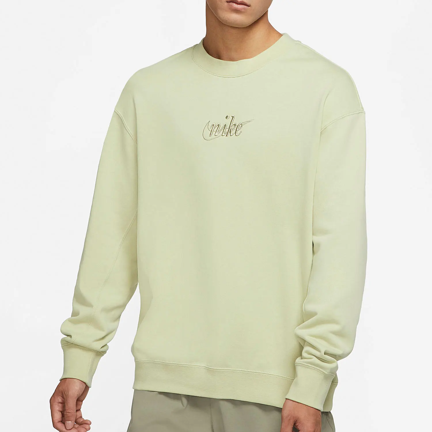 

Nike genuine Casual Men's Sporty Round-Neck Oversized Hoodie DR7836-371