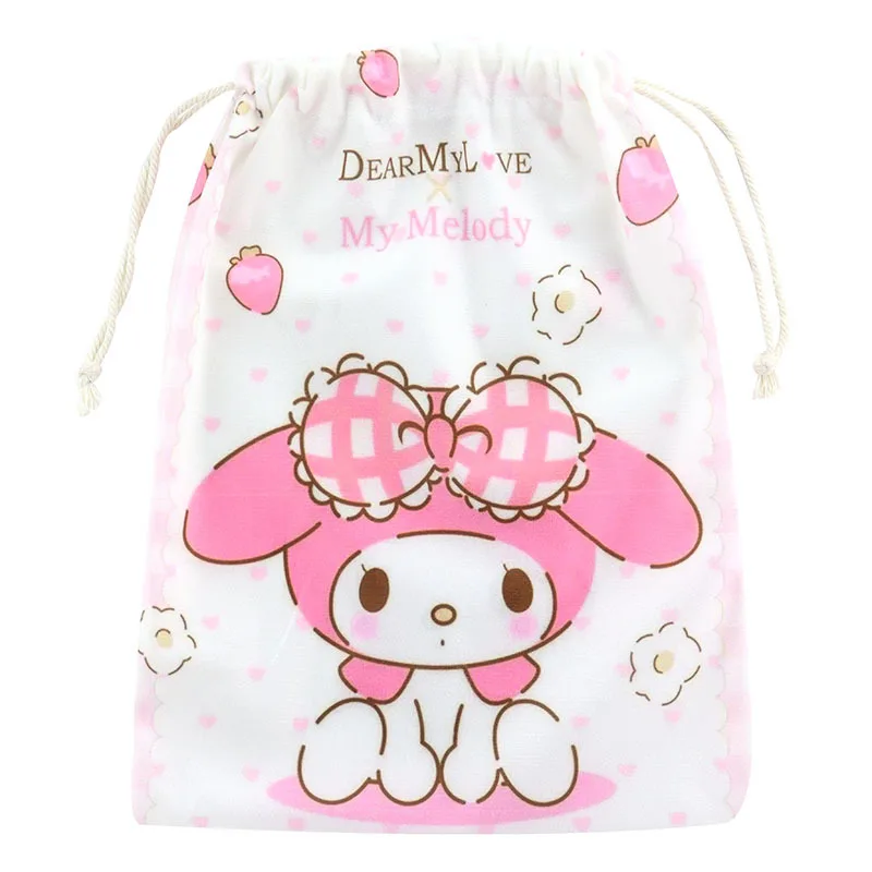 Imagem -03 - Sanrio Kuromi Melody Pencil Case Bonito Cinnamoroll Bolsa de Armazenamento Papelaria Presente Material Escolar 24 Pcs por Lote