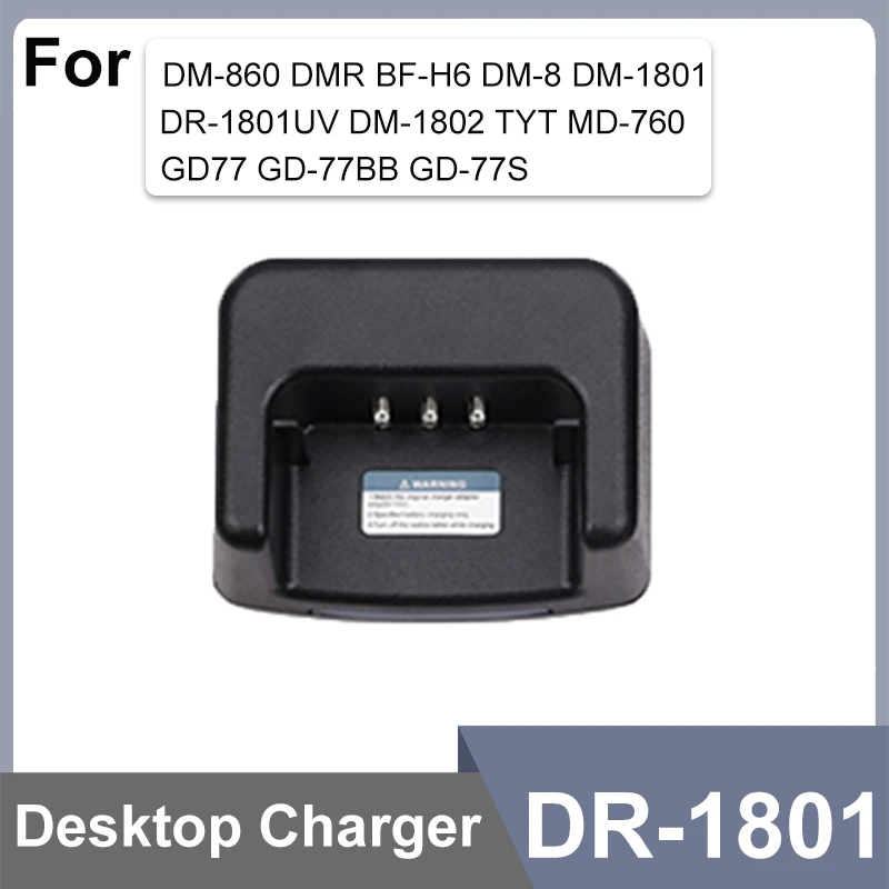 Baofeng DR-1801 배터리 USB C 충전기 케이블, DM-1801UV DM-860 TYT DM-760 GD-77 워키토키 액세서리, 정품 차량용 충전기