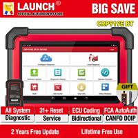 LAUNCH X431 CRP919E BT Elite OBD2 Scanner Bidirectional ECU Coding Car Diagnostics Tool Full System 31+ Service CANFD/DOIP/FCA