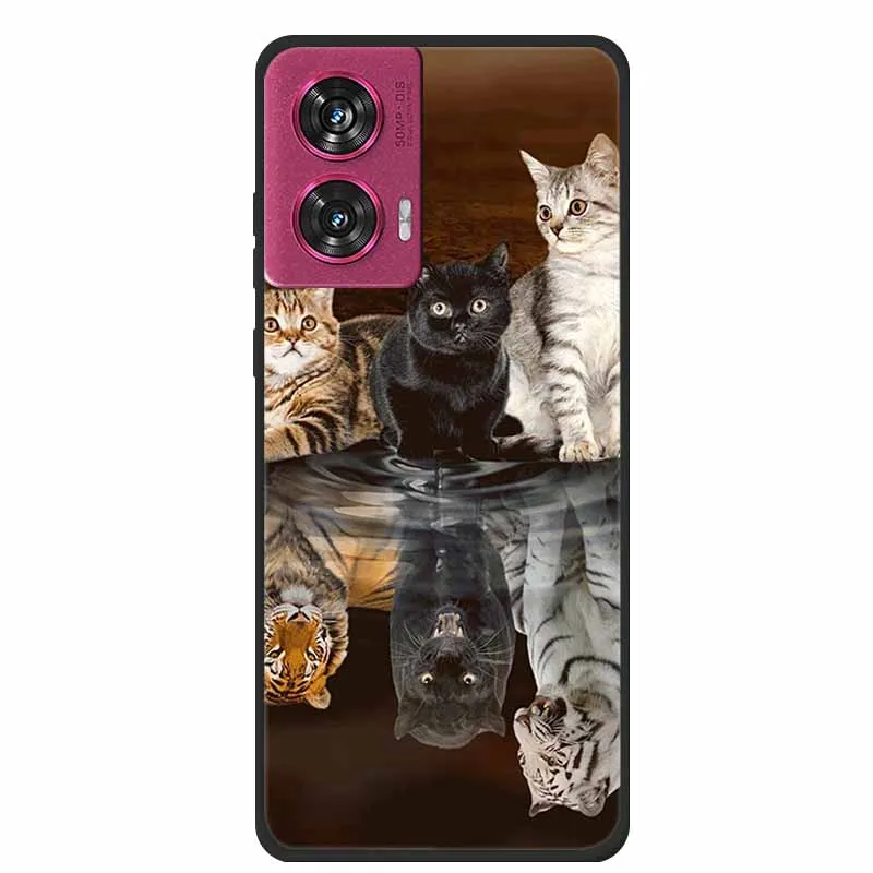 For Motorola Moto G35 5G Case Luxury TPU Soft Silicone Back Cover Phone Cases for MotoG35 Protective Shockproof Colorful Fundas