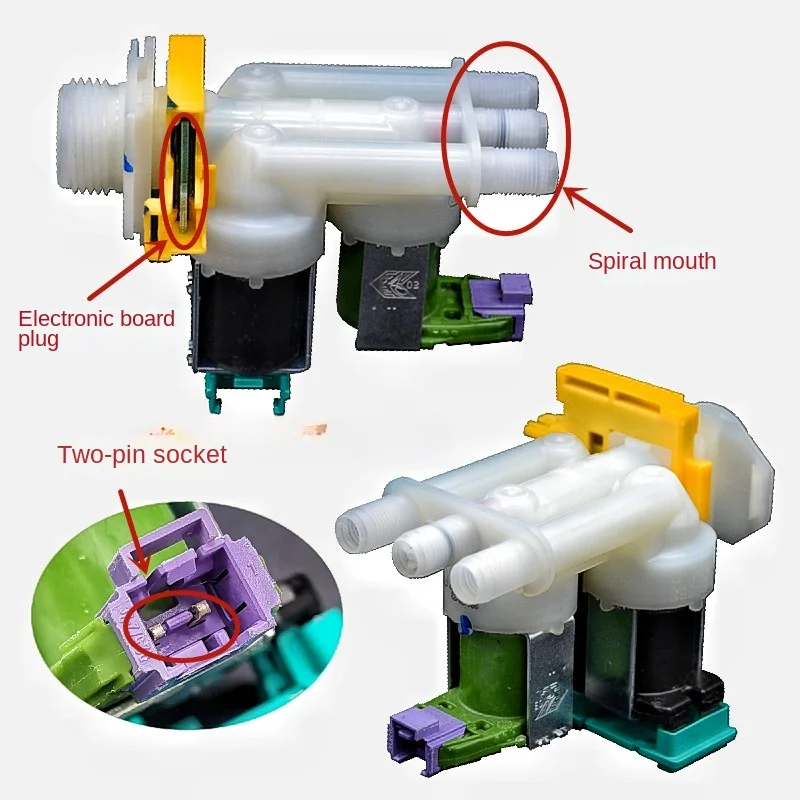 Детали впускного клапана воды для Siemens Bosch IQ100 IQ500 IQ300 IQ700