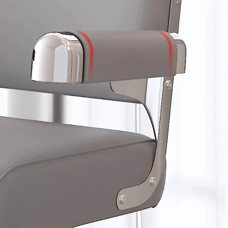 جماليات كرسي حلاق بسيط عصري الشمال الحديثة البهجة كرسي حلاق تصميم مريح سيلا باربيريا الأثاث التجاري #4