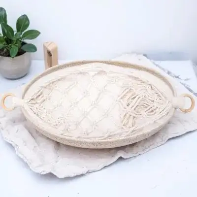

Creative Hanging Fruit Hammock Storage Basket For Kitchen Organizing Vegetable Fruits With Sturdy Cotton Rope Multi-Function