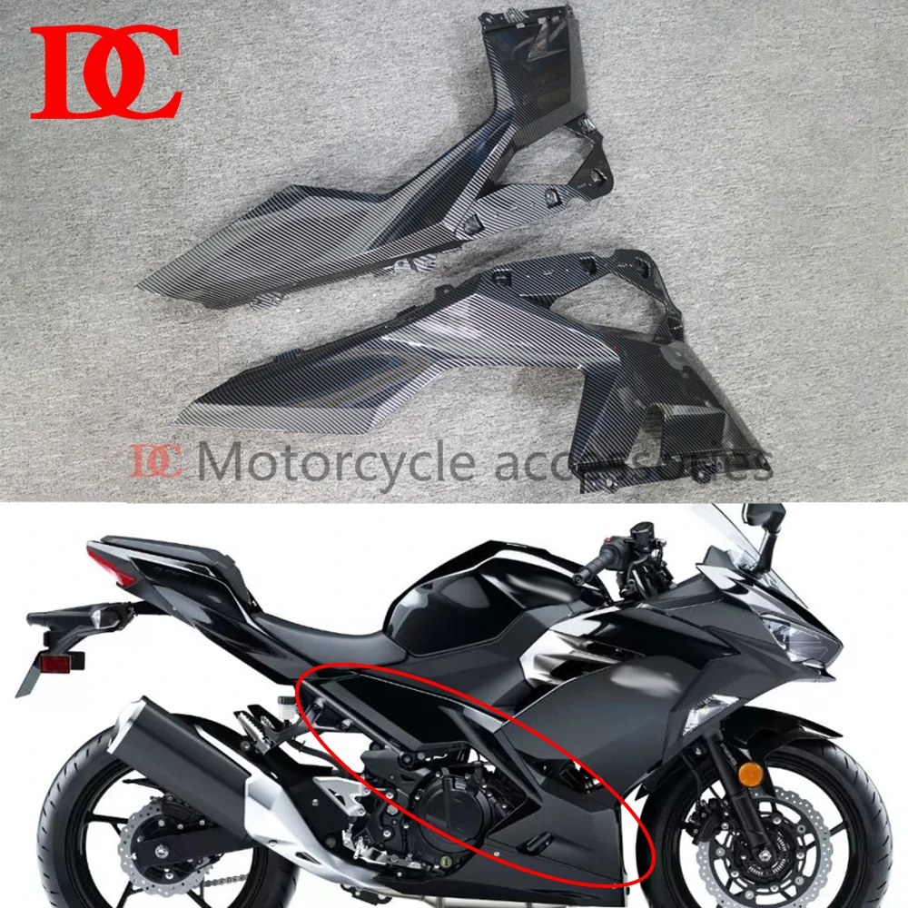 

Front Upper Side Panel Cover Plate Fairing Middle Connection Part For NINJA400 ninja250 NINJA 400 2018 2019 2020 2021 2022 2023