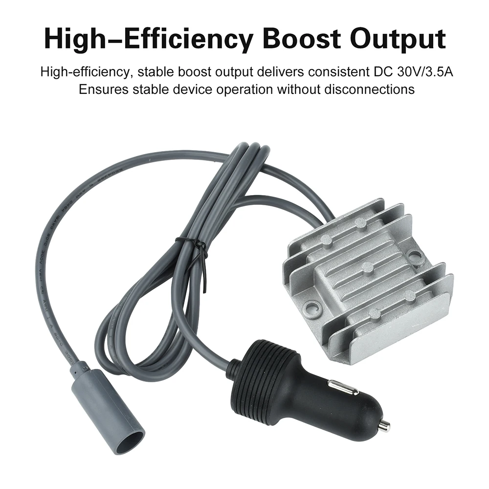وحدة تصعيد DC-DC تيار مستمر 12/24 فولت إلى تيار مستمر 30 فولت 3.5A معزز لسلك الطاقة الصغير Starlink