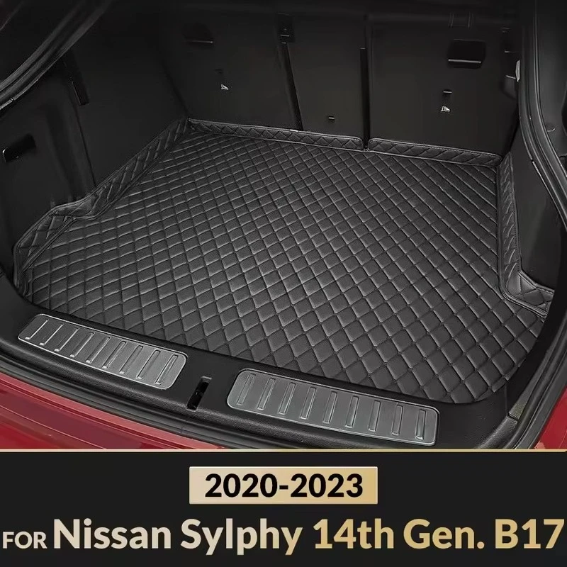 

Car Trunk Mat For Nissan Sylphy 14th Gen. B17 2020-2023 Custom Car Accessories Auto Interior Decoration