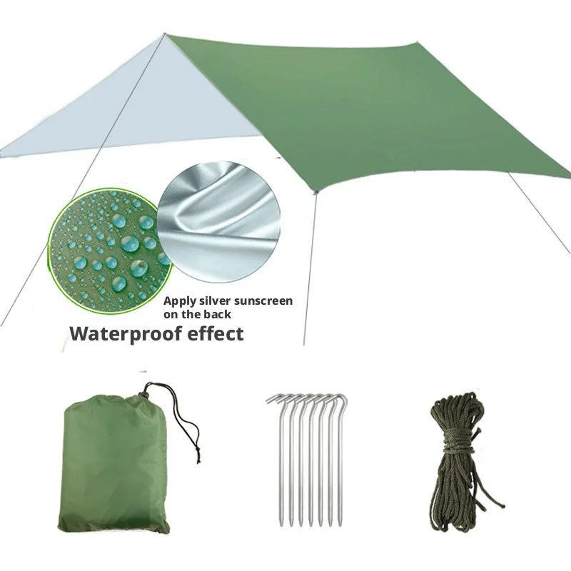 

Outdoor multifunctional square canopy waterproof sun protection beach canopy sunshade tent