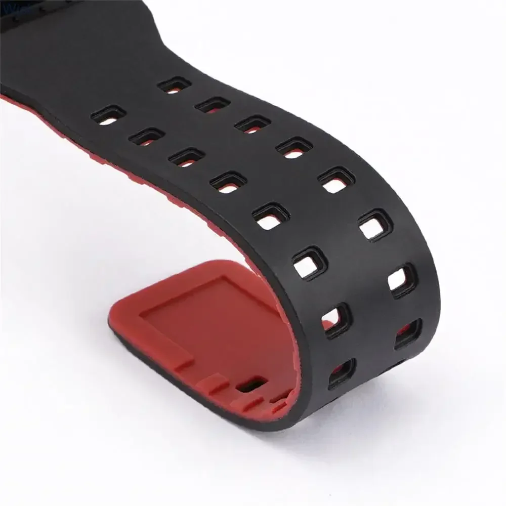 TPU Resin Strap for CASIO G-Shock GA100/110/120/140/300/400/700 Rubber Watchband Pin Buckle Strap Watch Wrist Bracelet Black image 4