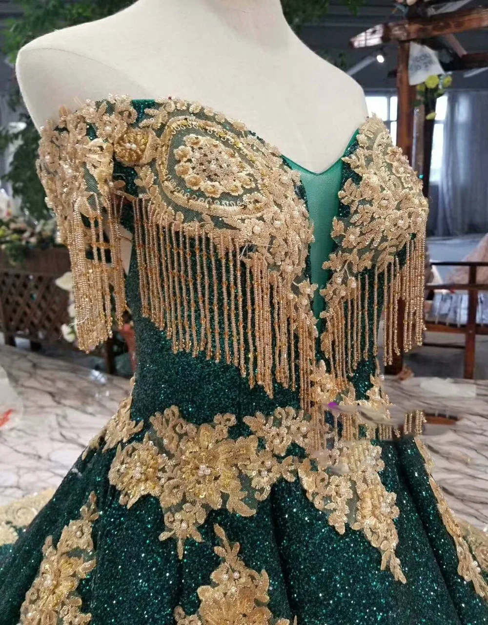 Luxo verde sequin quinceanera vestidos 2022 querida rendas de ouro doce 15 anos de idade festa aniversário vestidos corset vestido baile