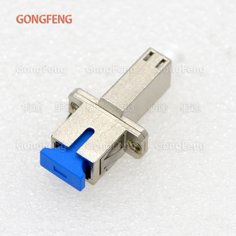 New Optical Fiber Connector Adapter LC-SC Small Square To Large Coupler Pigtail Flange Single Multimode Connector Factory Price