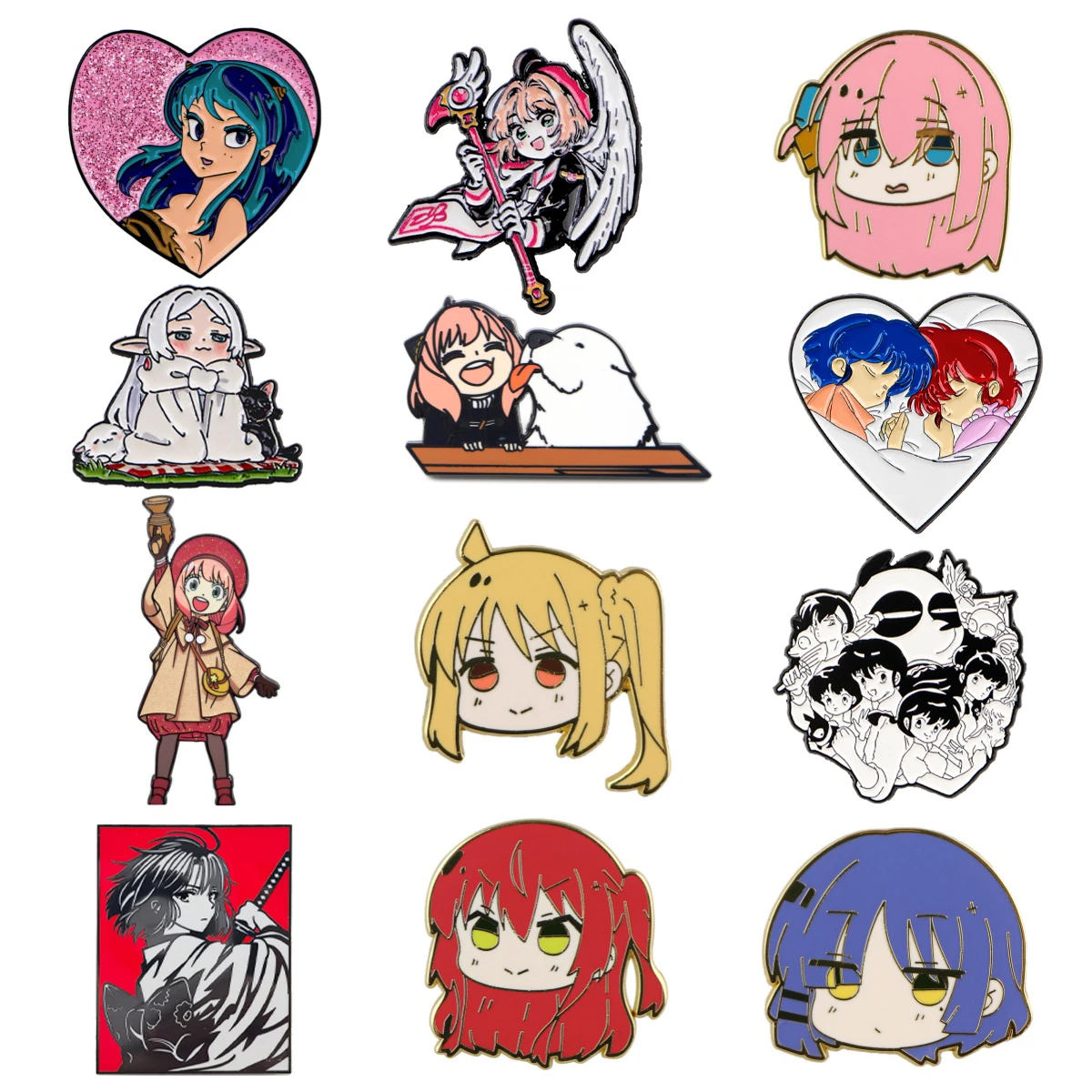 Anime Emaille Broschen Nette Mädchen Broschen Für Frauen Abzeichen Anstecknadeln für Rucksäcke Mode Schmuck Zubehör Cosplay Geschenke