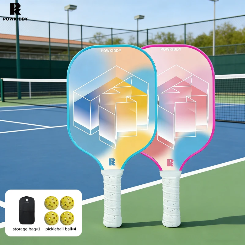 pickleball-racket-set-iron-teflon-material-16mm-core-thickness-pp-honeycomb-core-includes-2-rackets-1-bag-and-4-balls