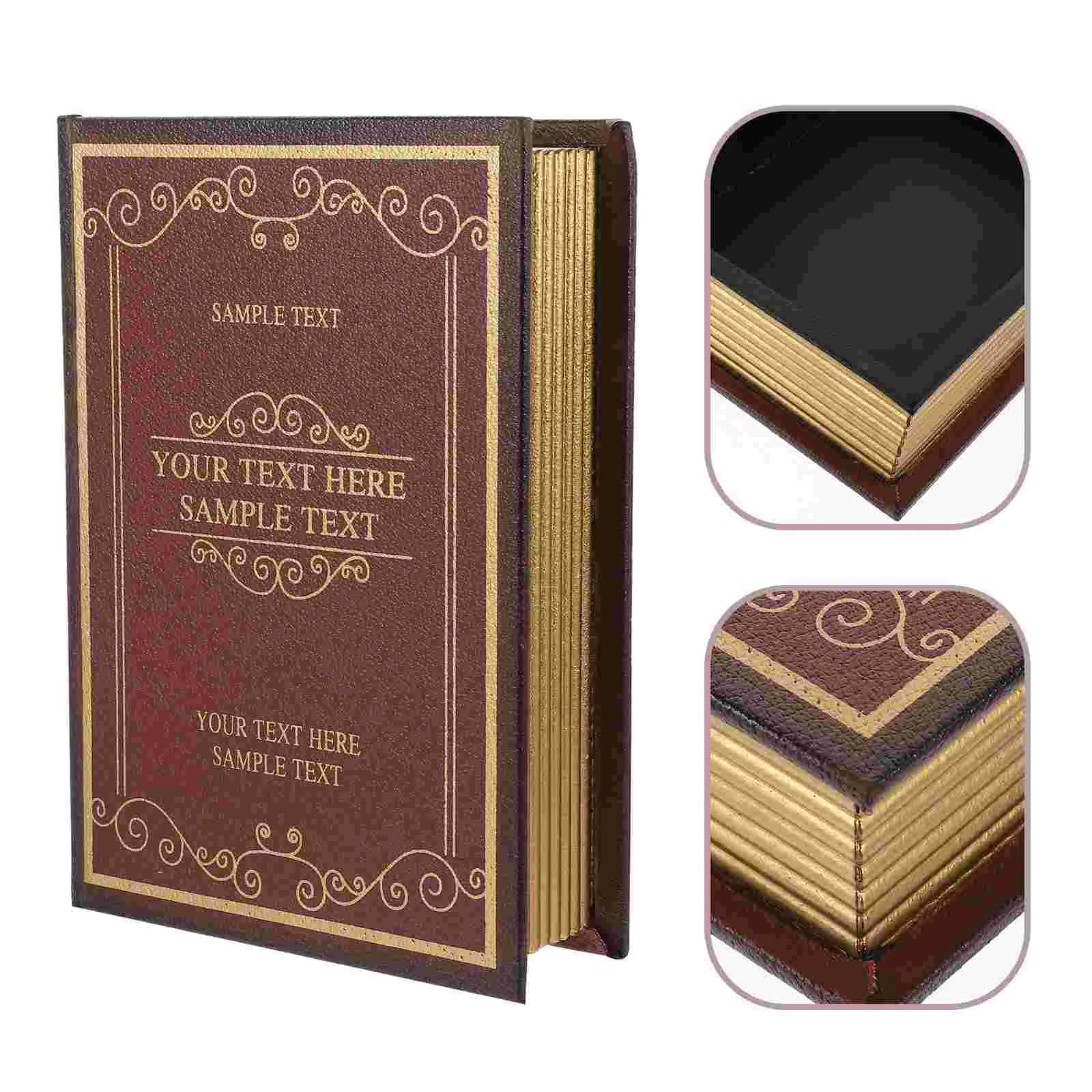 

Ornaments Imitation Book Decoration Office Models Vintage Coffee Table Books Decorative Bookends 2150X1500X500CM Desktop