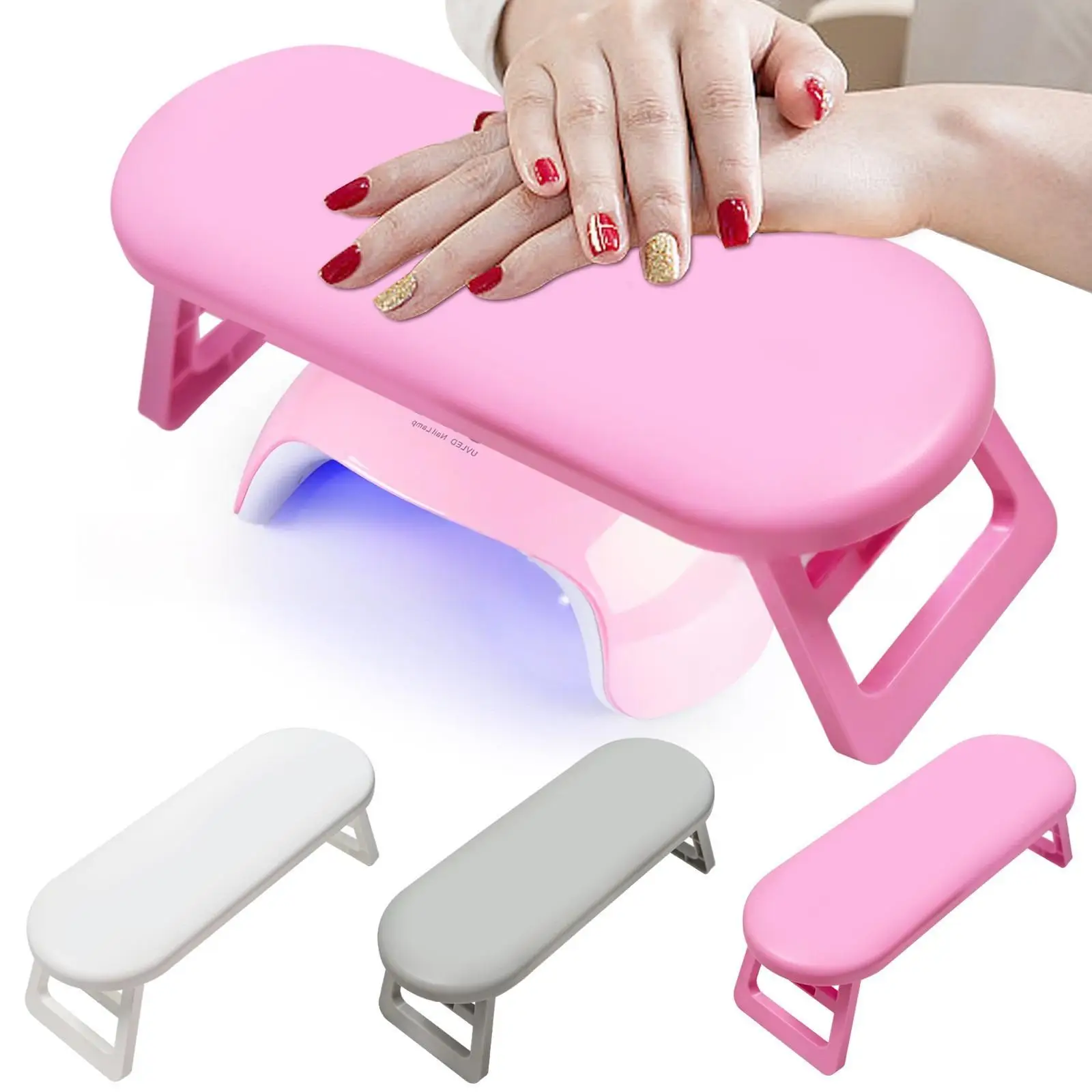 1pcs Foldable Nail Arm Rest Cushion Nail Hand Cushion Manicure Hand Pillow Stand Professional Nail Rest Table Desk