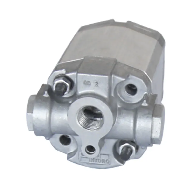 Double Rotary Hydraulic Gear Pump with Oval Mounting Rectangle Spline for Construction Machine Gear Oil Pump
