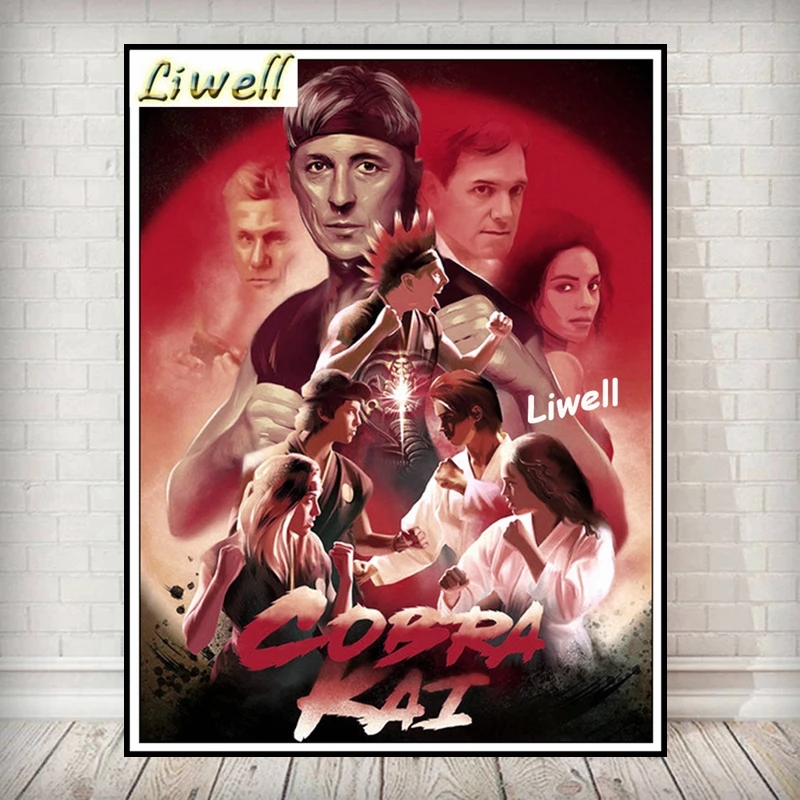 Diy 5d Rhinestone Full Drills TV Series Cobra Kai Diamond Painting Art Poster Embroidery Cross Stitch Kit Home Decor