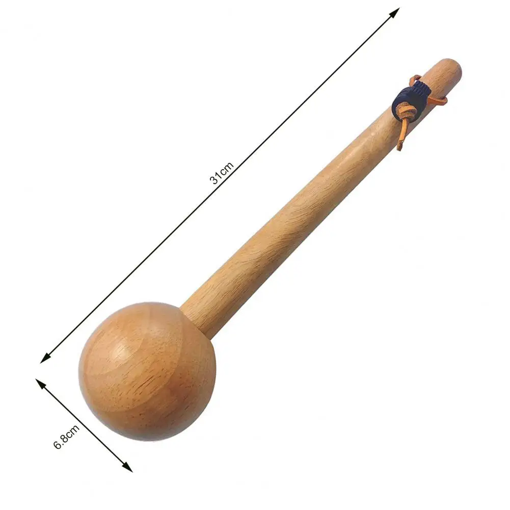 

Round Stick Non-deformable Glove Break-in Mallet Wood Exercise Easy to Carry Baseball Round Ball Bat