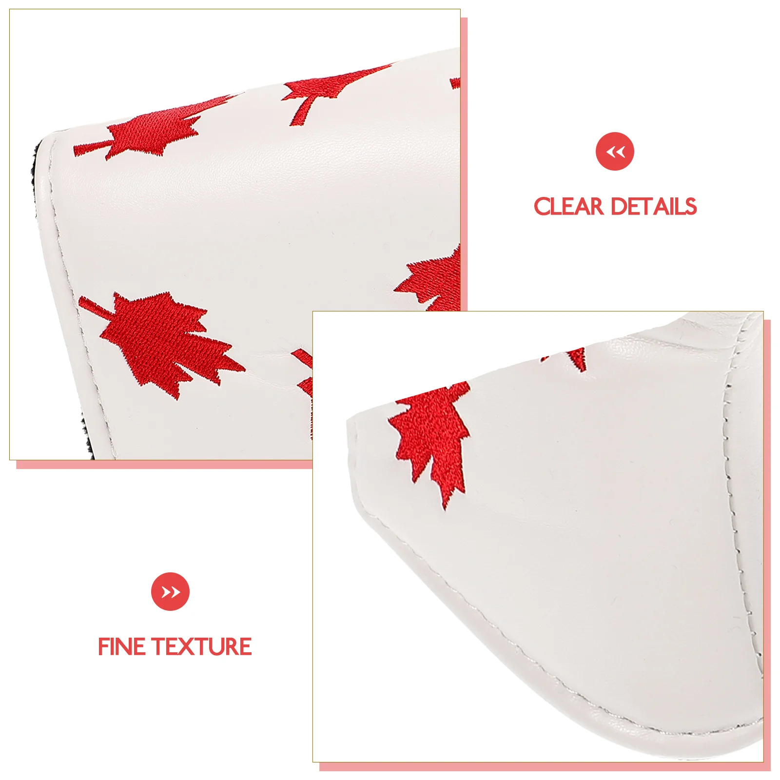 

PU Golf Club Cover Protective Head Cover Golf Accessories Smooth Elastic Club Protector for Most Clubs Preventing Scratches