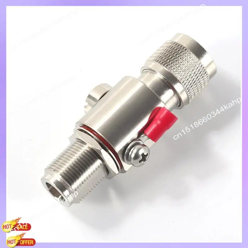 

CLCU Lightning-Arrester 2.4G Lightning-Arrester Lightning-Arrester N Male to N Female Портативный Lightning-Arrester Легко устанавливается