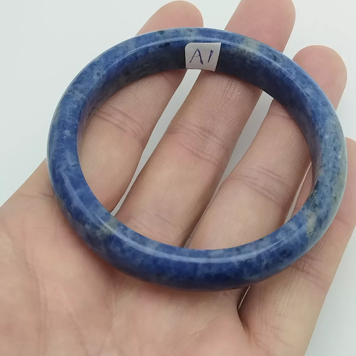 GENUINE Asia 57.80mm Rare Natural Lapis Lazuli Gemstone Bangle Bracelet A1