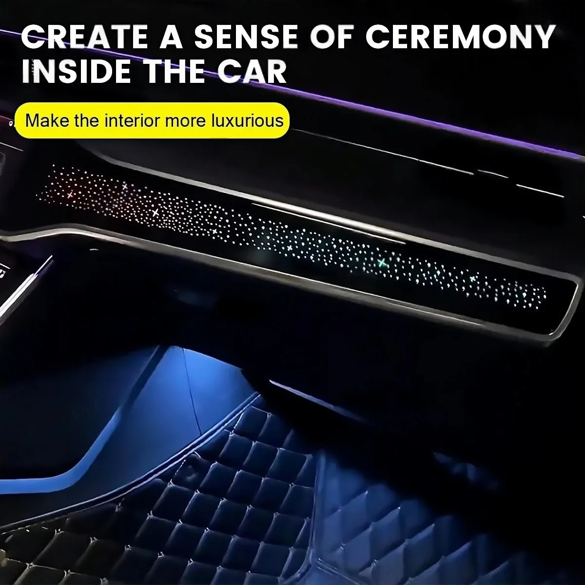 32 Colour LED Starry Sky Instrument Lights For Audi A6 A7 C8 RS6 RS7 Auto Co Pilot Passenger Decorative Lamp Ambient Light Parts - view 4