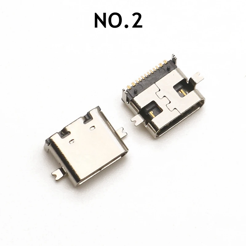 100Pcs/Lot 10Models Type-C USB Charging Dock Connectors Mix 6Pin And 16Pin Use For Phone And Digital Product Repair Kits