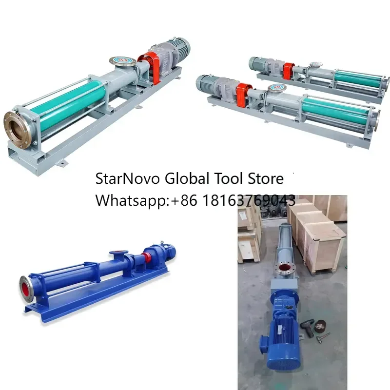 2026 Hot! Factory Direct Sales Super Suction Stable Operation Stainless Steel Electric Single Screw Pump