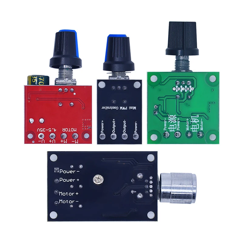 PWM DC Motor Speed Controller Module Multiple Specs Adjustable Potentiometer High Precision Stable Performance DC Brush Motor