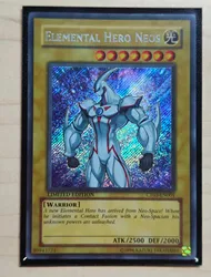 Yugioh KONAMI Duel Monsters TCG CT03-EN001 Elemental HERO Neos Secret Rare Limited Edition English Collection Mint Card