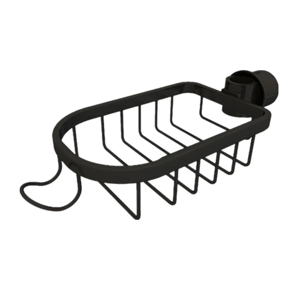 Faucet Mounted Sink Storage Rack Aluminium Waterproof Kitchen Organizer No Punch Installation Sponge Holder Cleaning Cloth