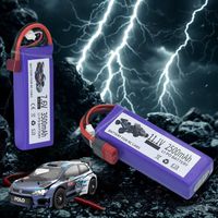MJX Hyper Go 14211 14304 16208 16210 16207 16209 H12P 1/16 pieces high speed RC car 3S 11.1 v 2500mAh Lipo battery/USB charger.