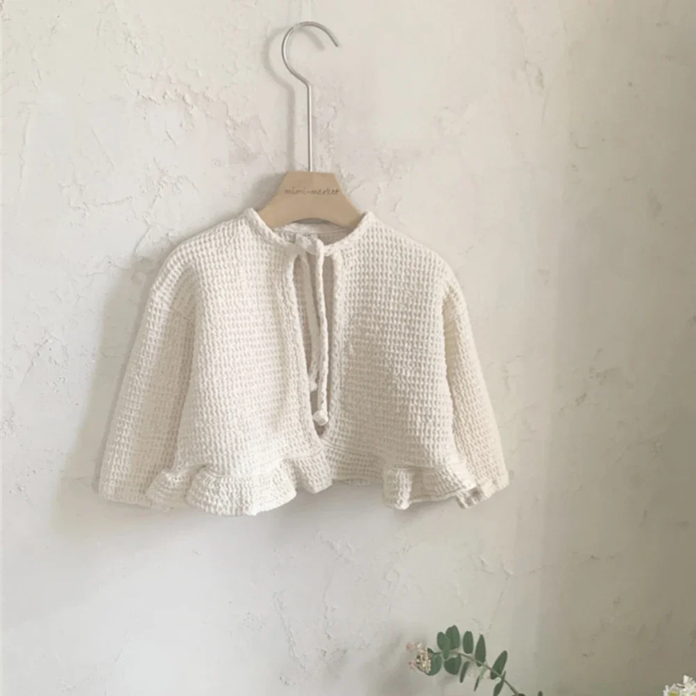 Toddler Baby Girl Sweater Knitted Cardigan Spring Autumn Children Sweatshirts 1-2 Years Sweater for Girls Clothes